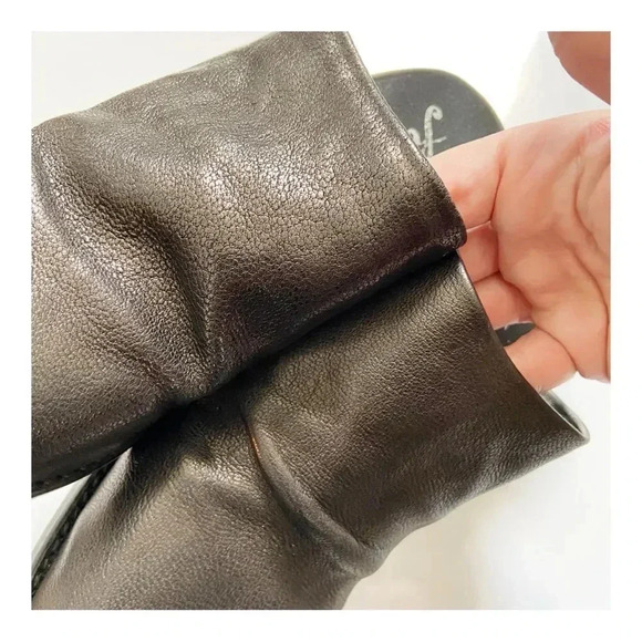 NEW Free People Leila Heeled Leather Mules size 37 US 6.5-7 - Picture 9 of 13